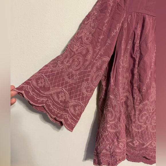 Cato 1946 Large 3/4 length sleeve Bohemian Blouse - Picture 2 of 5